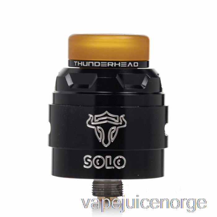 Vape Med Nikotin Thunderhead Creations Tauren Solo V1.5 24mm Rda Sølv Svart